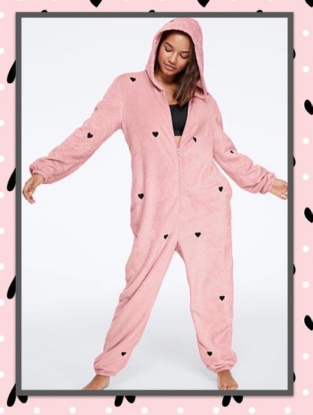 Victoria's Secret PINK Teddy Sleep One-Piece Size L